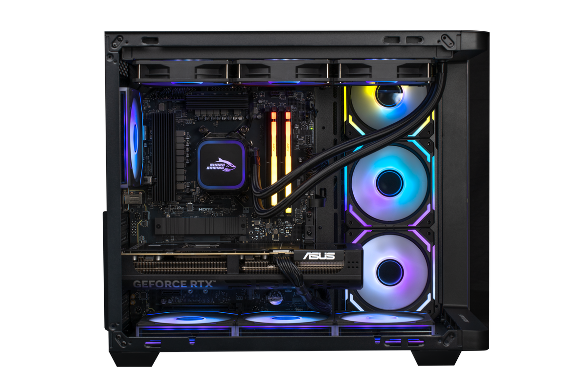 Shark RGBeast R710 Gaming PC AMD Ryzen 7 9700X/RTX5070 12G/16GB DDR5 /1TB - stationär dator