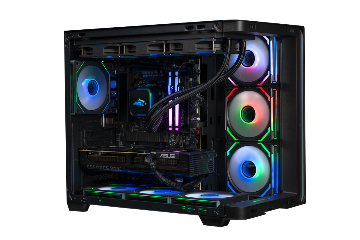 Shark RGBeast R710 Gaming PC AMD Ryzen 7 9700X/RTX5070 12G/16GB DDR5 /1TB - stationär dator