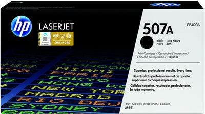 HP 507A svart LaserJet-tonerkassett, original