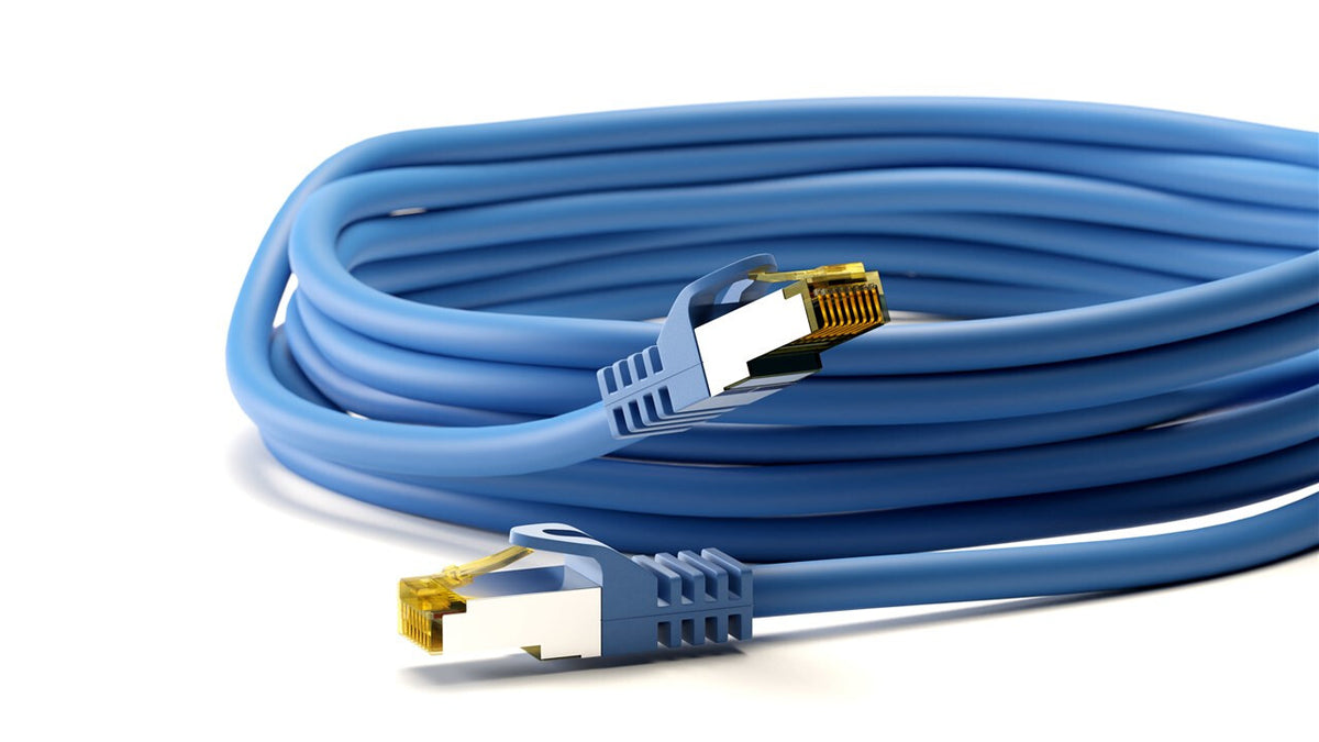Goobay 91619 nätverkskablar Blå 5 m Cat7 S/FTP (S-STP)