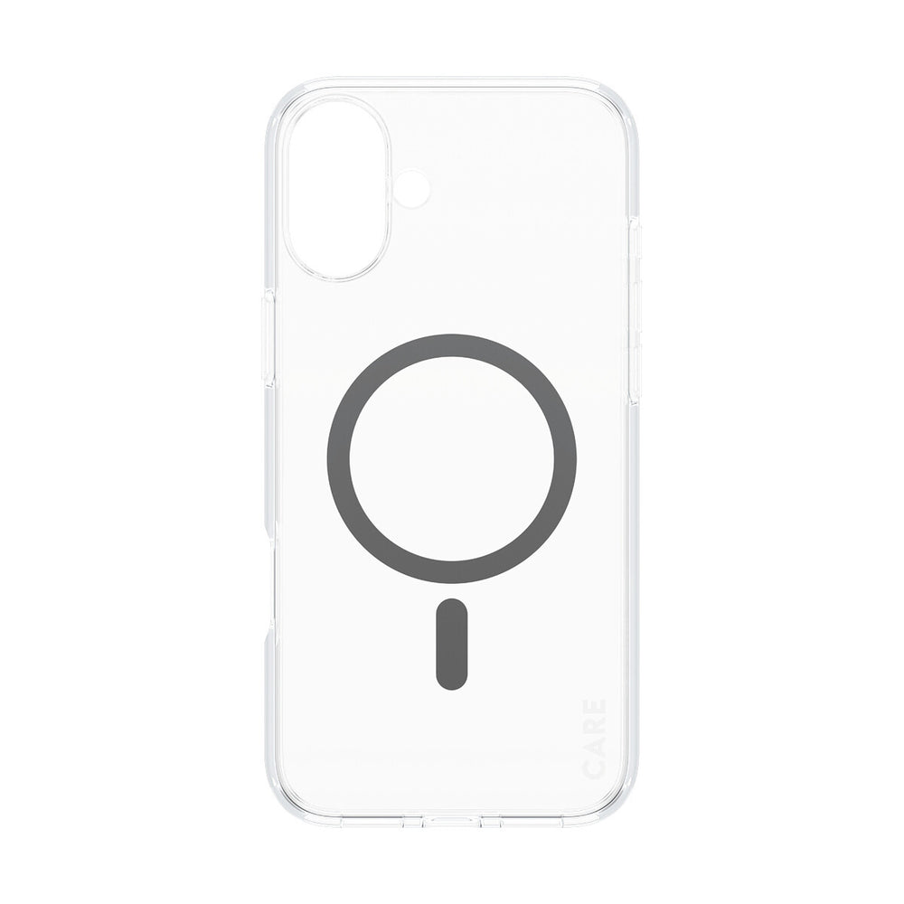 PanzerGlass CARE by PG BLK MagSafe iPhone16 6.7 mobiltelefonfodral Omslag Transparent