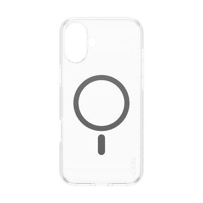 PanzerGlass CARE by PG BLK MagSafe iPhone16 6.7 mobiltelefonfodral Omslag Transparent