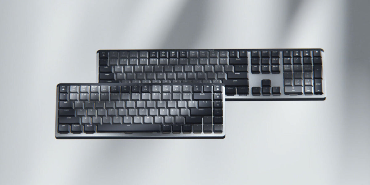 Logitech 920-010753 tangentbord Kontor Trådlös RF + Bluetooth QWERTY Nordic grafit, Grå