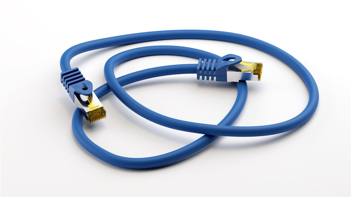 Goobay 91619 nätverkskablar Blå 5 m Cat7 S/FTP (S-STP)
