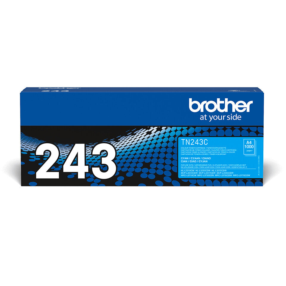 Brother TN-243C Tonerkassett 1 styck Original Cyan