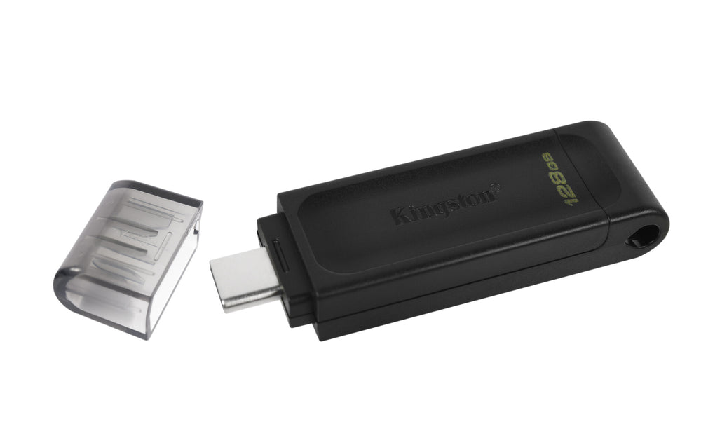 Kingston Technology DataTraveler 70 USB-sticka 128 GB USB Type-C 3.2 Gen 1 (3.1 Gen 1) Svart