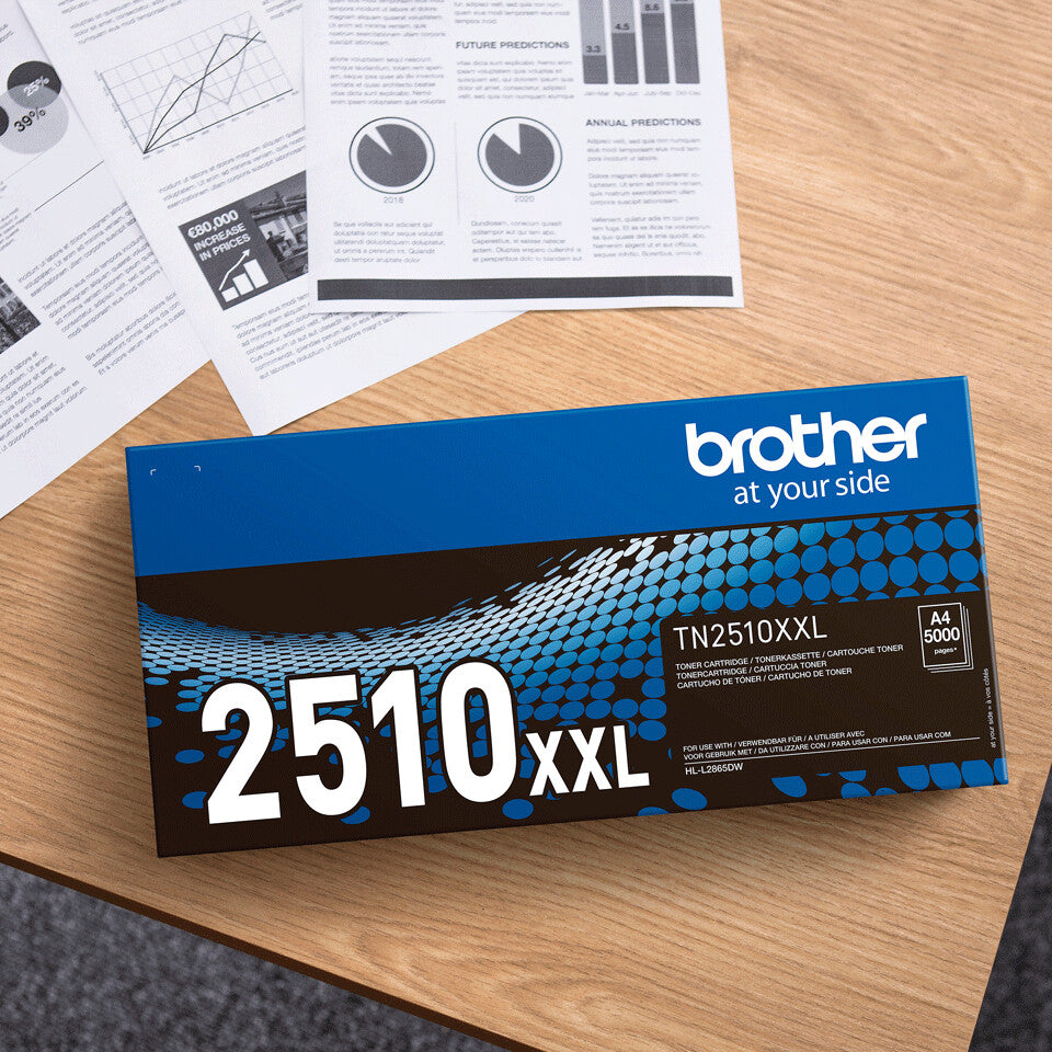 Brother TN-2510XL Tonerkassett 1 styck Original Svart