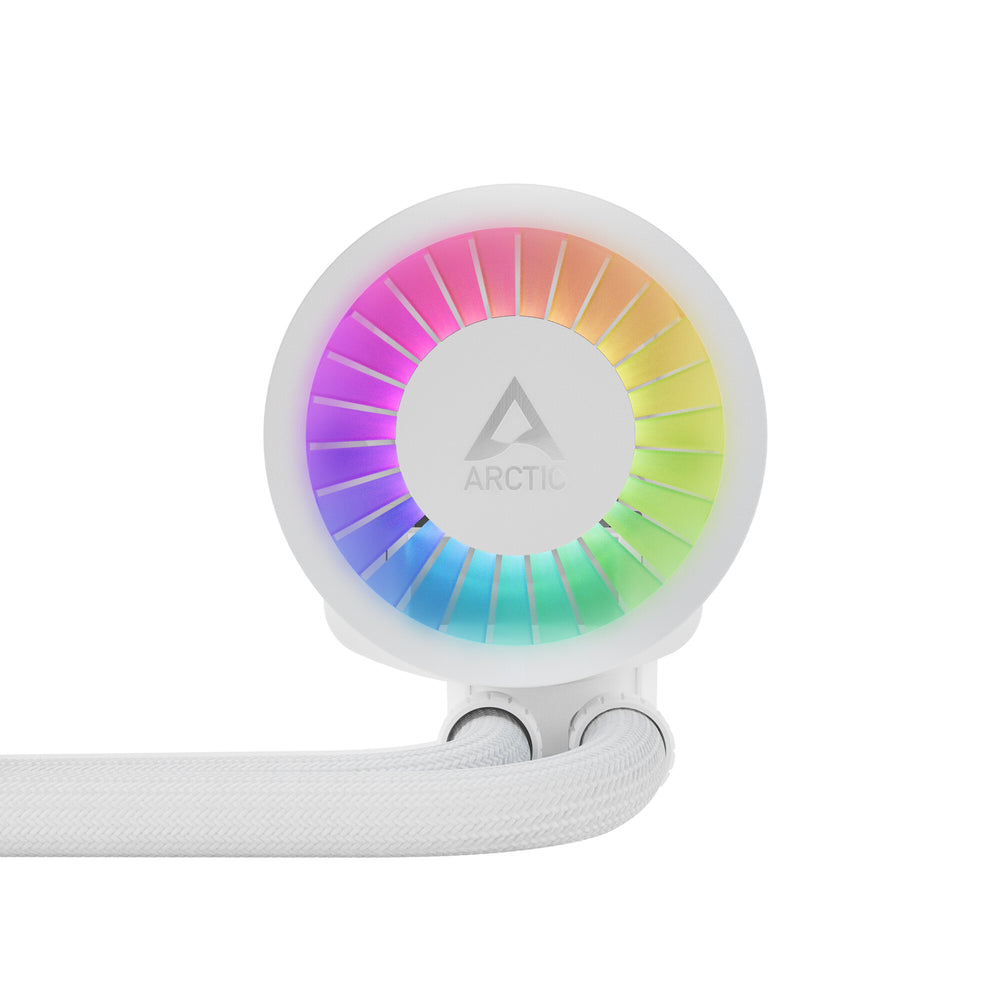 ARCTIC Liquid Freezer III 280 A-RGB Processor Allt-i-ett vätskekylare 14 cm Vit 1 styck