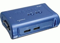 Trendnet TK-207K KVM-switchar Blå