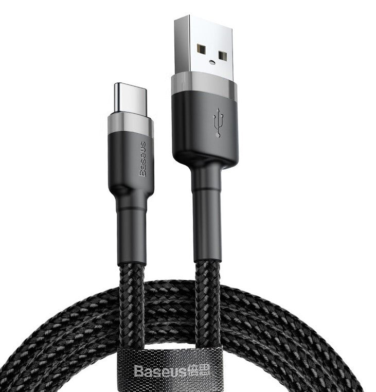 Baseus CATKLF-UG1 USB-kablar 3 m USB A USB C Svart