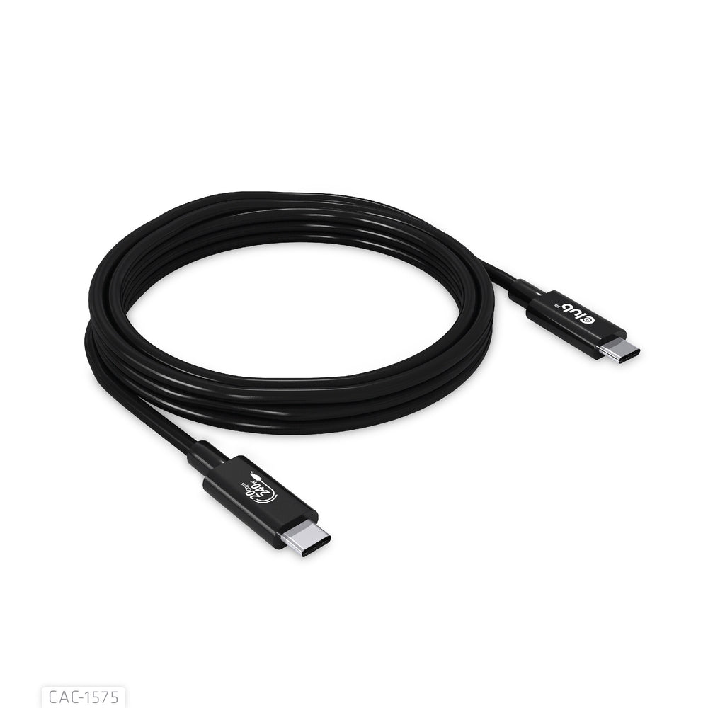 CLUB3D CAC-1575 USB-kablar USB4 Gen 2x2 2 m USB C Svart