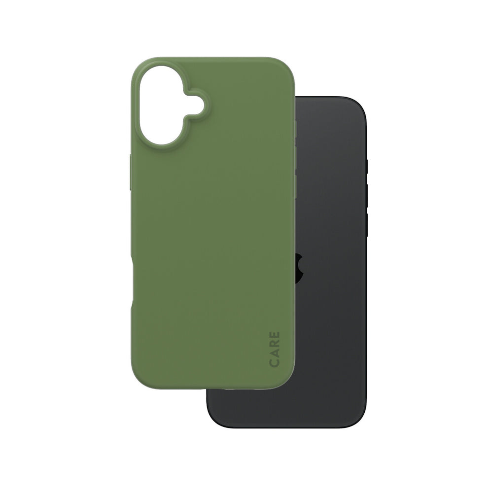 PanzerGlass CARE by PG Green iPhone16 6.7 mobiltelefonfodral Omslag Transparent