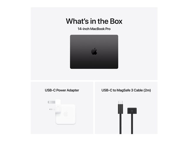 Apple MacBook Pro 14,2” M4 Pro 12C 24GB/512GB – Liquid Retina XDR, Wi-Fi 6E, Space Black, Svensk/Finsk (MX2H3KS/A)