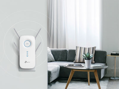 TP-Link RE650 nätverksförlängare Nätverkssändare Vit 10, 100, 1000 Mbit/s