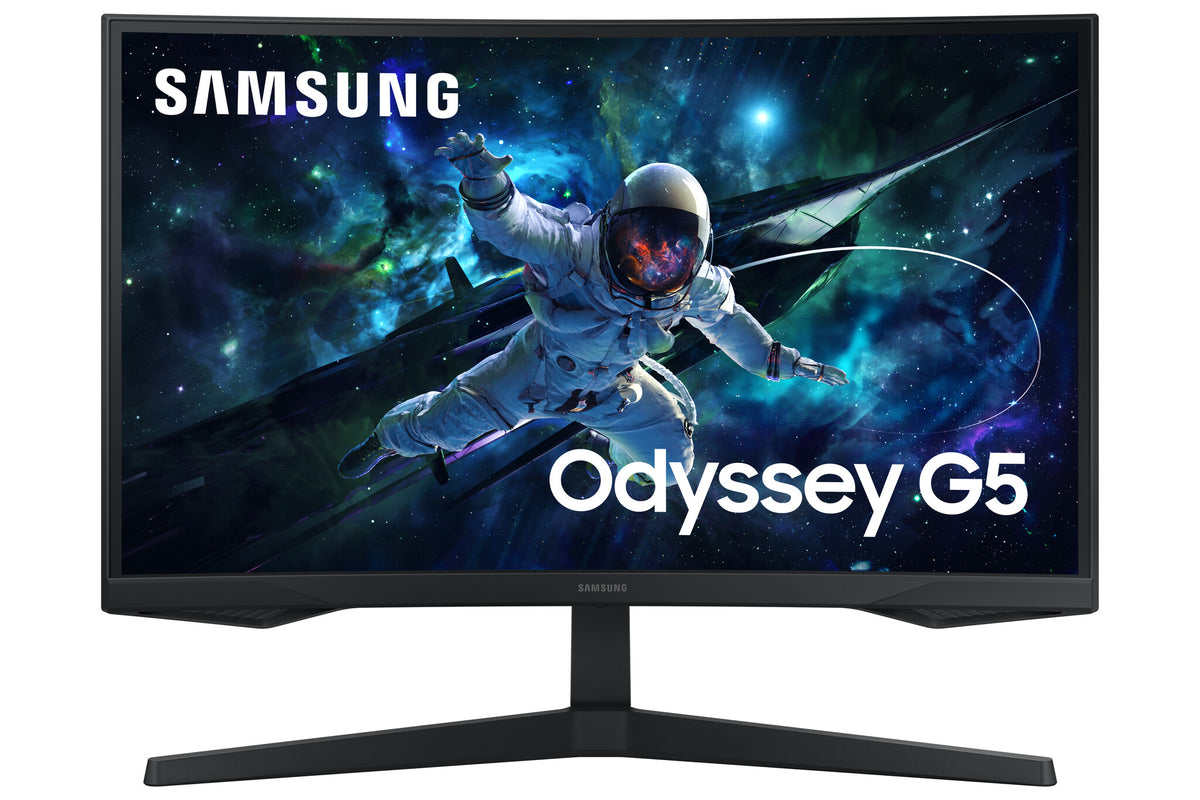 Samsung G55C platta pc-skärmar 68,6 cm (27") 2560 x 1440 pixlar Wide Quad HD LED Svart