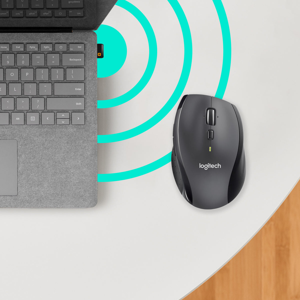 Logitech Customizable Mouse M705 datormöss Kontor högerhand RF Trådlös Optisk 1000 DPI