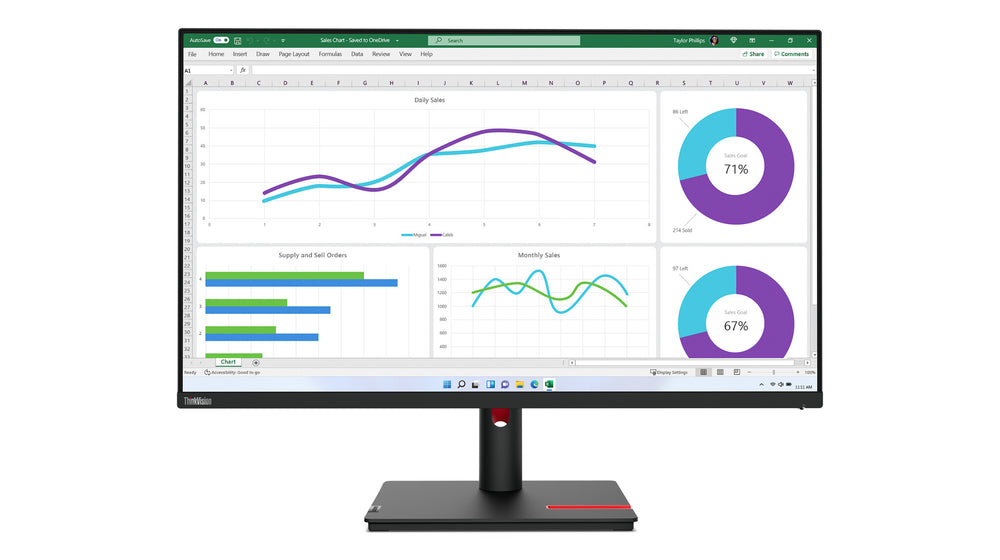 Lenovo ThinkVision T32h-30 LED display 80 cm (31.5