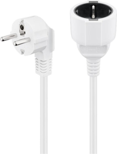 Goobay 93089 strömkablar Vit 10 m Strömkontakt typ F