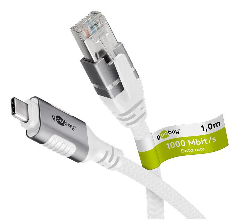 Goobay 74179 nätverkskablar Vit 7,5 m Cat6 F/UTP (FTP)