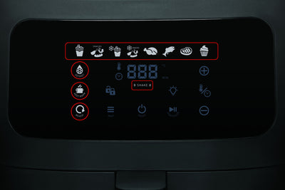 Fritel SnackTastic ST 7520 Single 6 l Fristående 1500 W Varmluftsfritös Svart