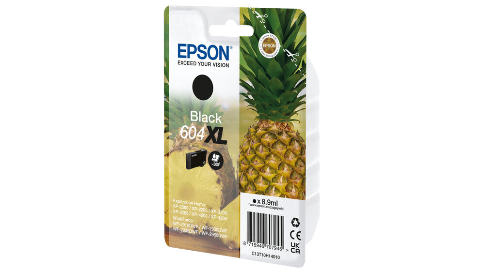 Epson 604XL bläckpatroner 1 styck Original Hög (XL) avkastning Svart