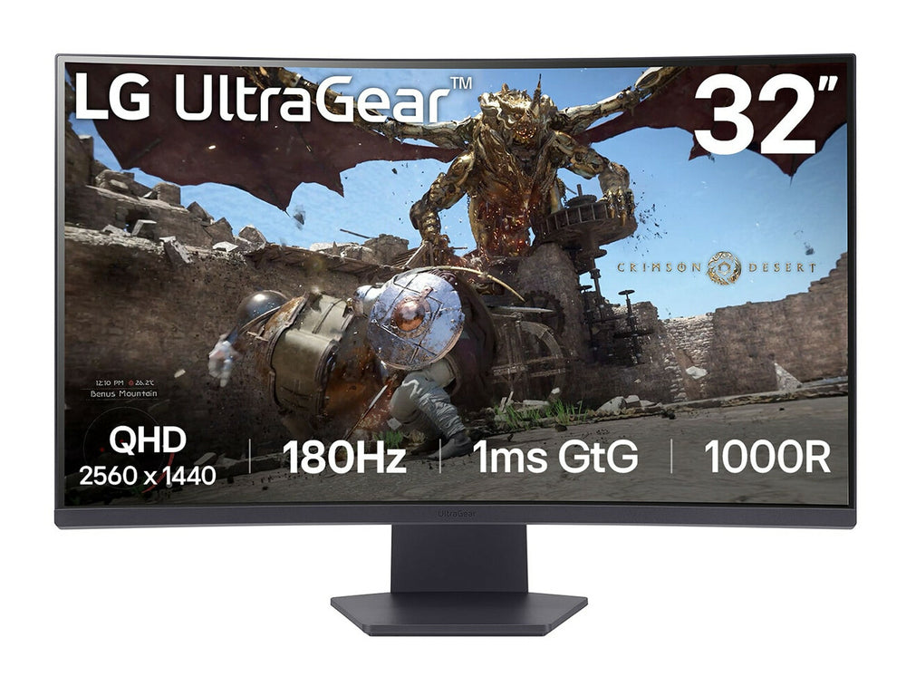 LG 32GS60QC-B platta pc-skärmar 80 cm (31.5