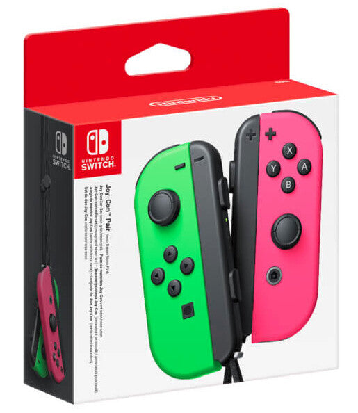 Nintendo Joy-Con Svart, Grön, Rosa Bluetooth Spelplatta Analog / Digital Nintendo Switch