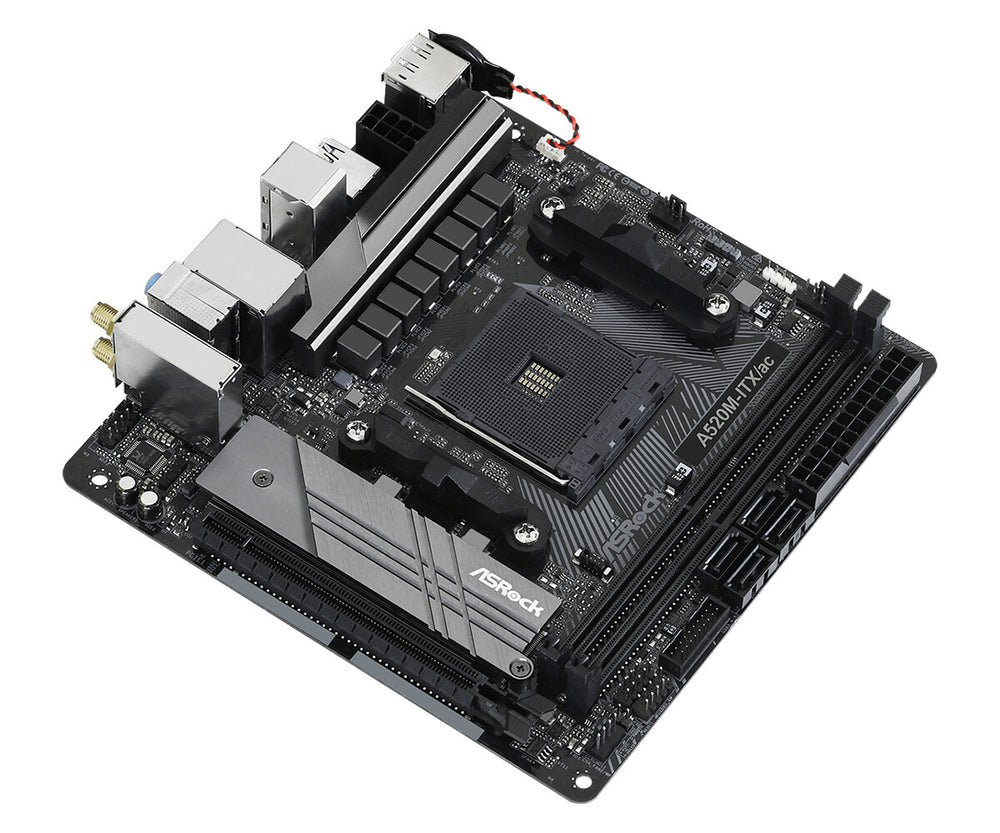 Asrock A520M-ITX/ac Uttag AM4 micro ATX