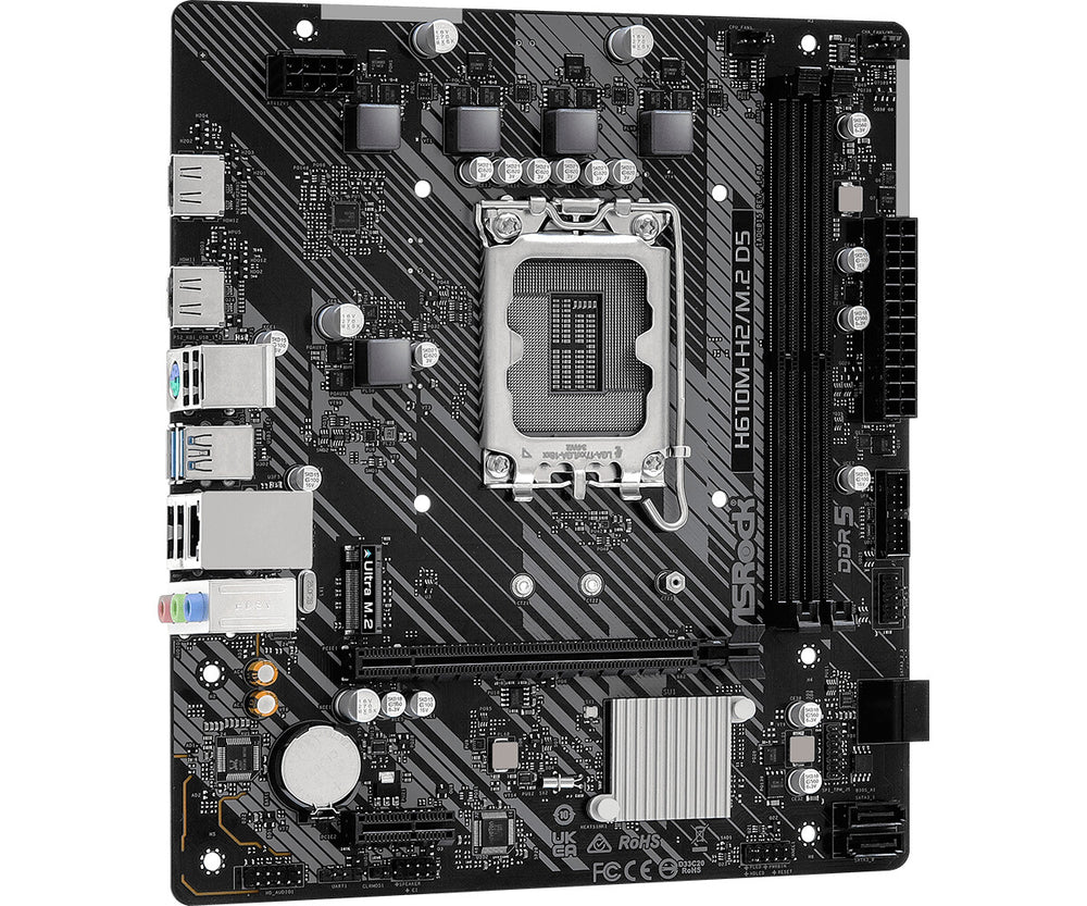 Asrock H610M-H2/M.2 D5 Intel H610 LGA 1700 micro ATX