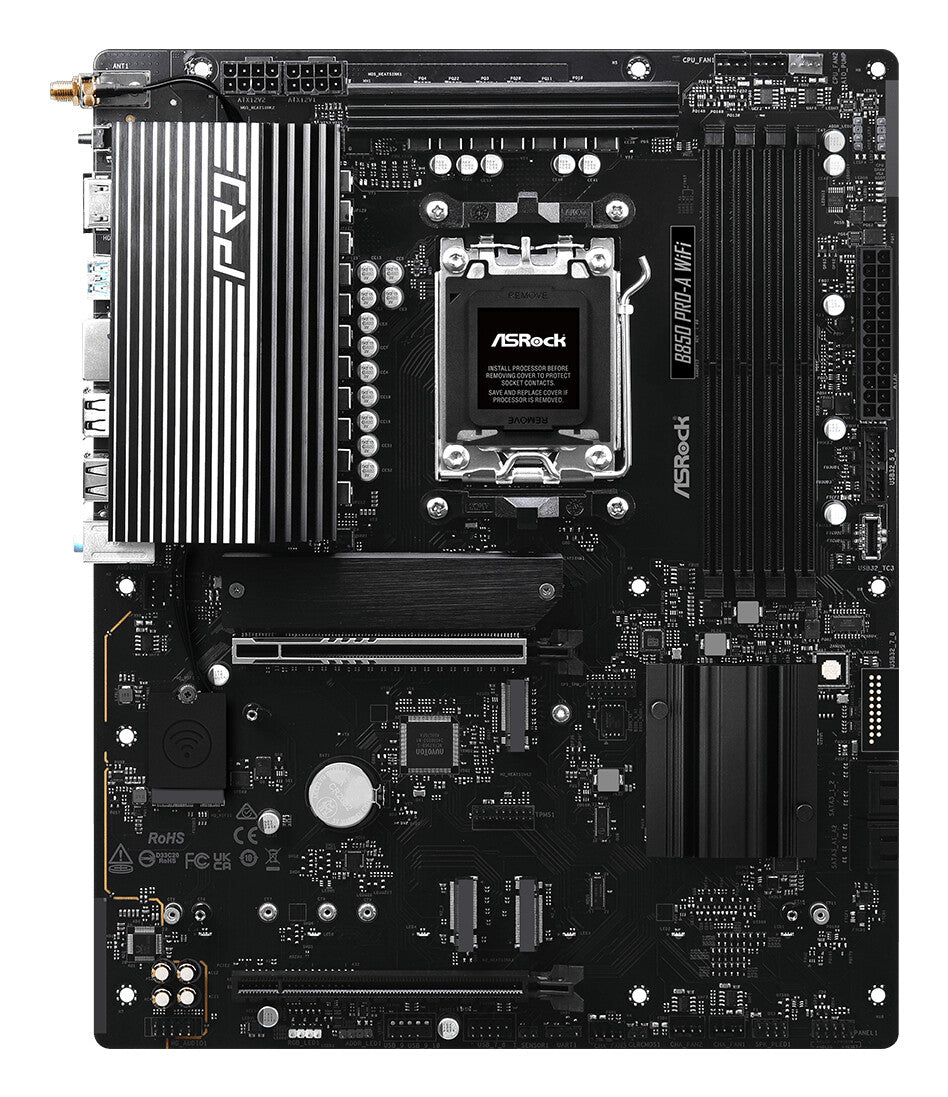 Asrock B850 Pro-A WiFi AMD B850 AM5-sockel ATX