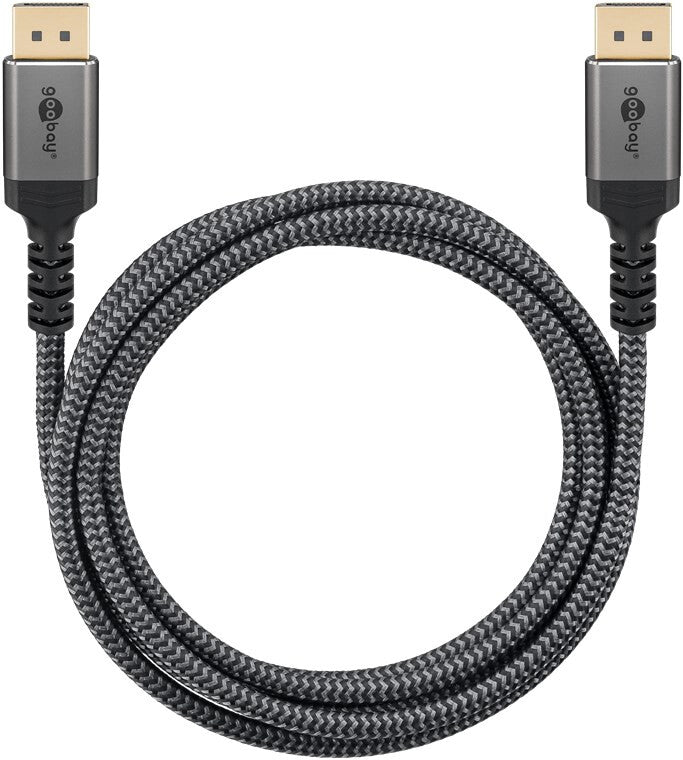 Goobay 65268 DisplayPort-kabel 1 m HDMI Grå