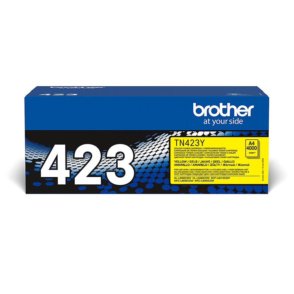 Brother TN-423Y Tonerkassett 1 styck Original Gul