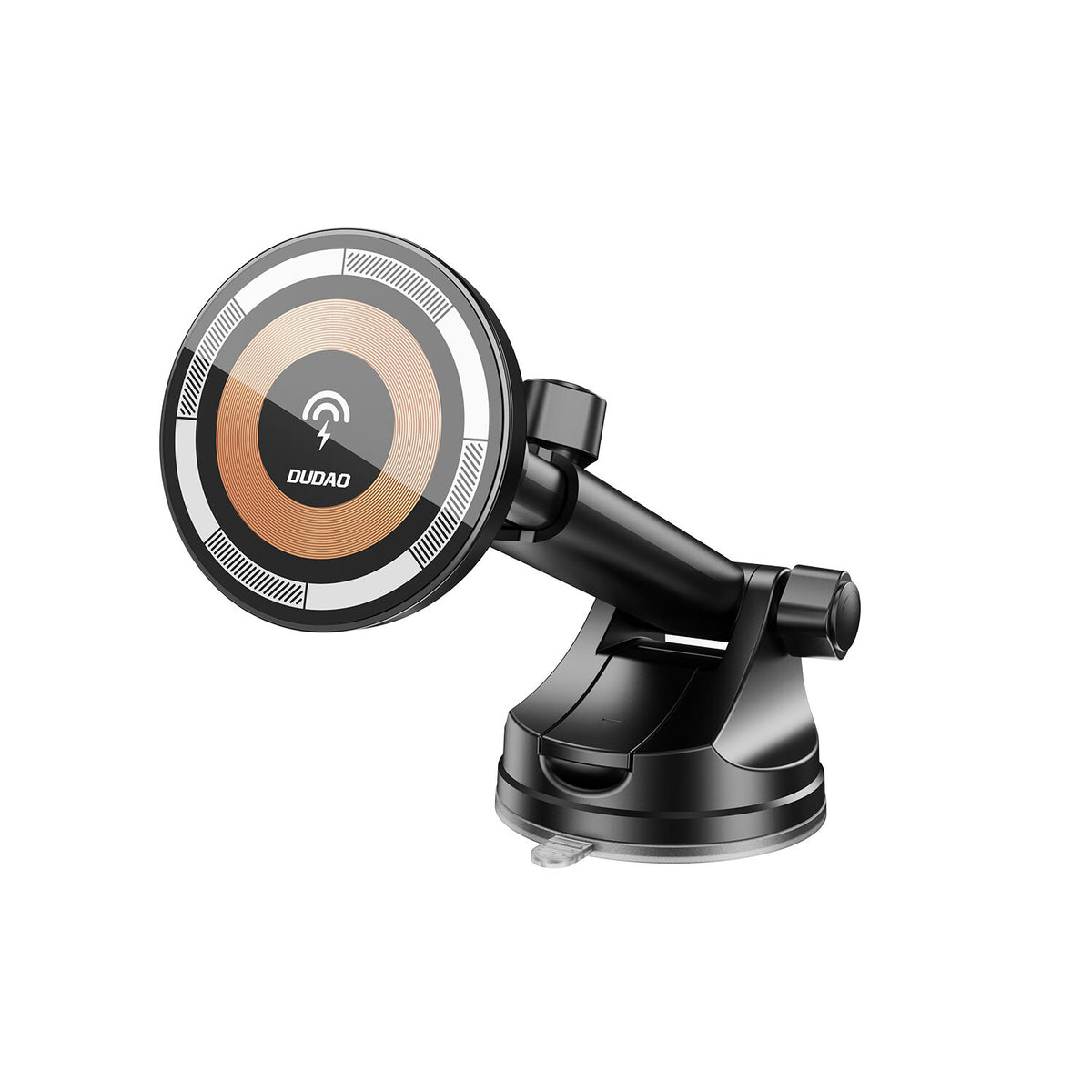 DUDAO F12MAX+ 15W Wireless Charger and Car holder Passiv hållare Mobiltelefon / smartphone Svart
