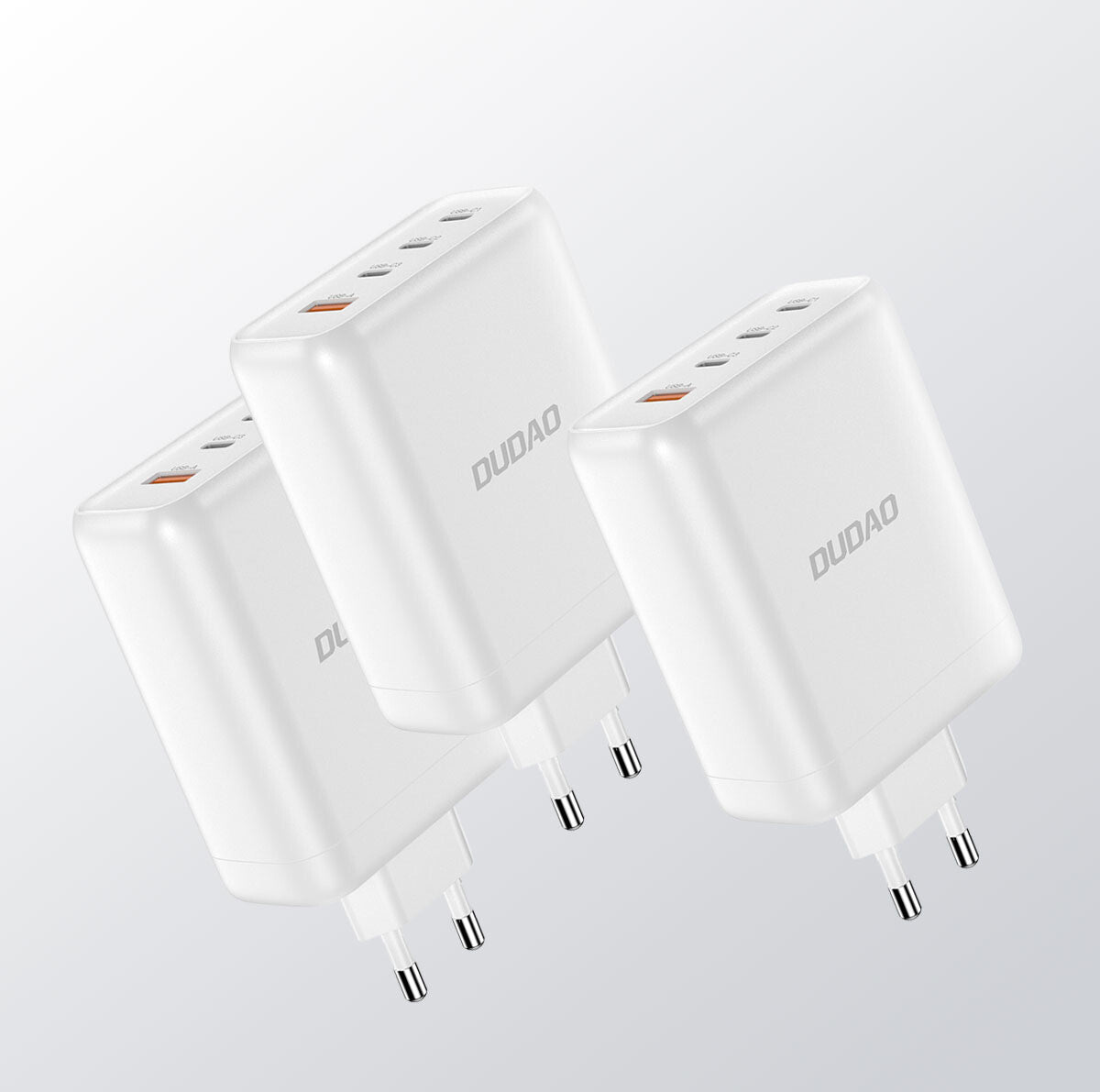 DUDAO A140 140W GaN Adapter Universal Vit AC Snabb laddning inomhus