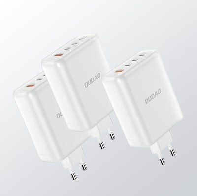 DUDAO A140 140W GaN Adapter Universal Vit AC Snabb laddning inomhus