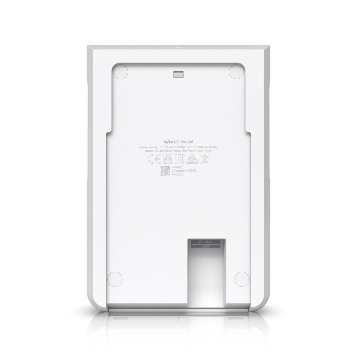 Ubiquiti U7 Pro Wall 5700 Mbit/s Vit Strömförsörjning via Ethernet (PoE) stöd