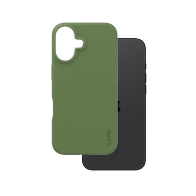PanzerGlass CARE by PG Green iPhone16 6.1 mobiltelefonfodral Omslag Transparent
