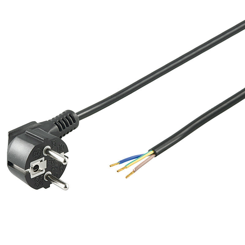 Goobay CEEE 7/7 Svart 3 m CEE7/7