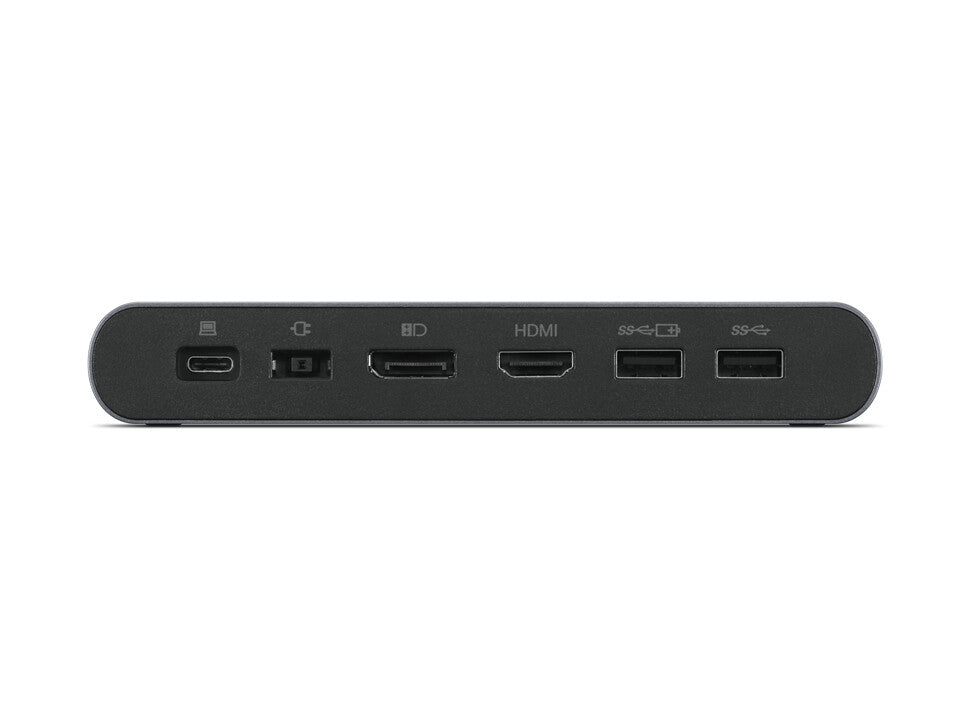 Lenovo 40B30090EU dockningsstationer för bärbara datorer 2 x USB 3.2 Gen 2 (3.1 Gen 2) Type-C Grå