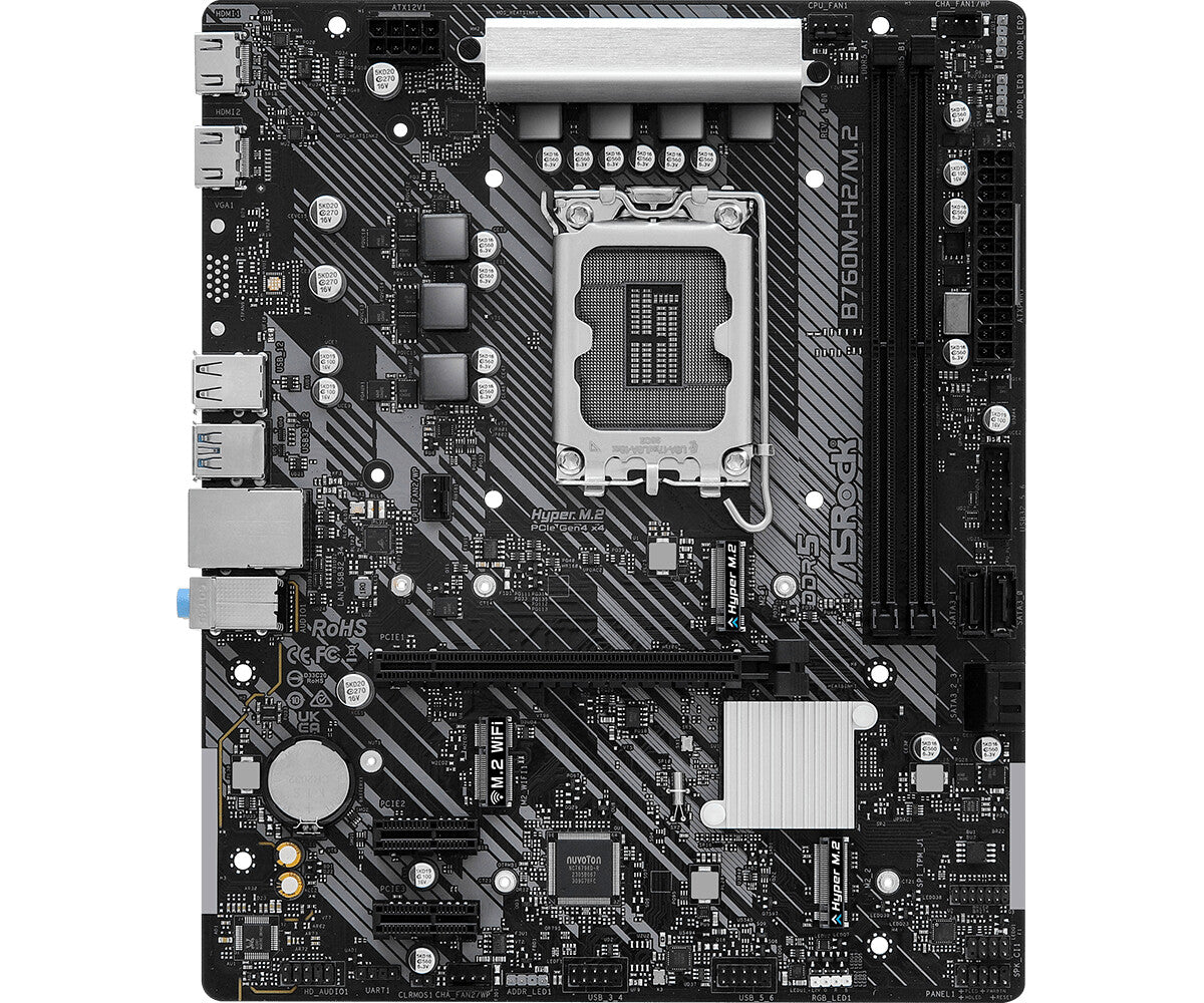 Asrock B760M-H2/M.2 Intel B760 LGA 1700 micro ATX