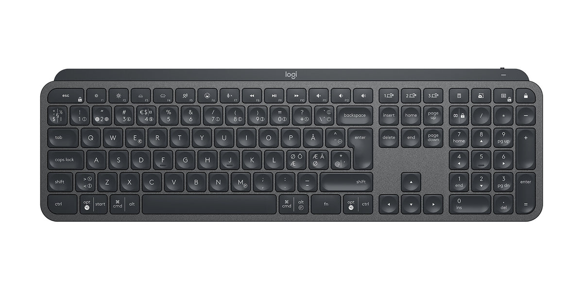 Logitech 920-010249 tangentbord Kontor Bluetooth Nordic grafit