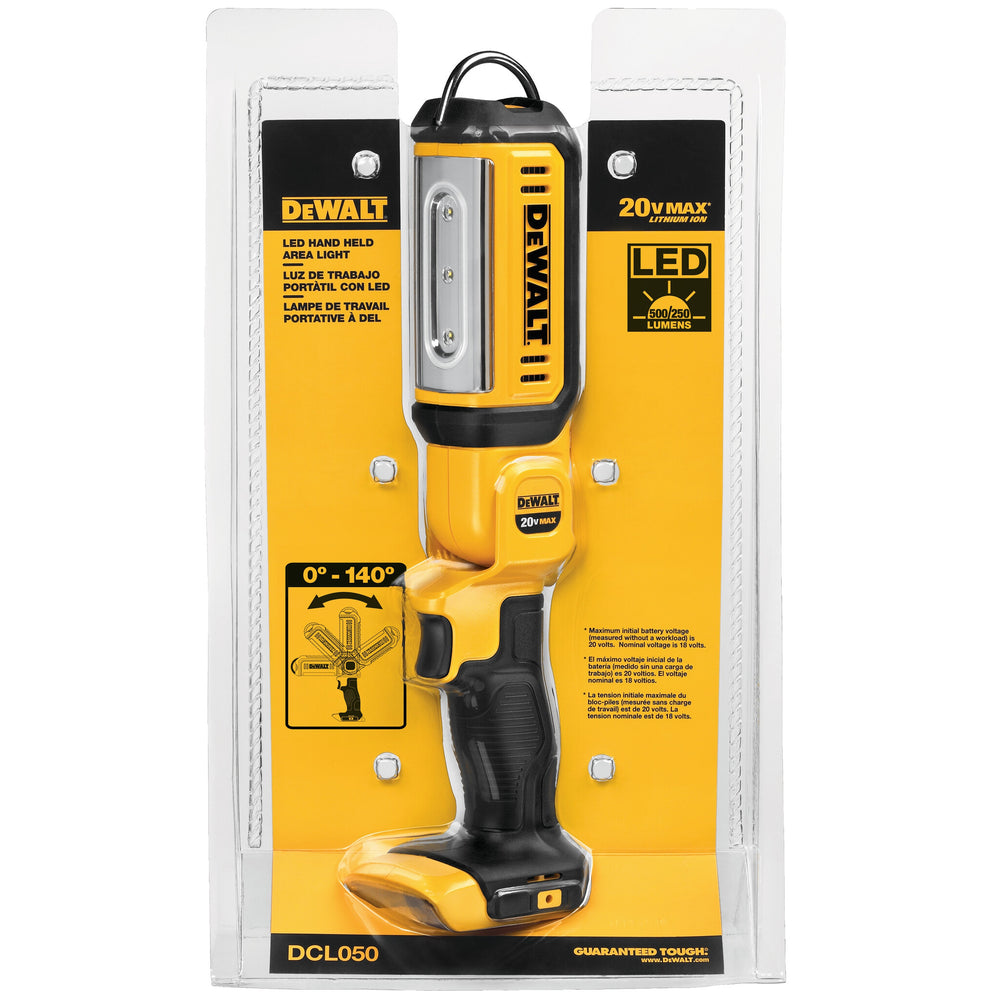 DeWALT DCL050 arbetslampor LED Svart, Gul