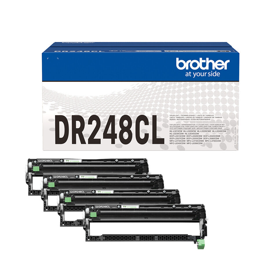 Brother DR-248CL skrivartrumma Original 4 styck Flerpack