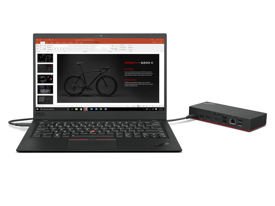 Lenovo ThinkPad Universal USB-C Dock Kabel USB 3.2 Gen 1 (3.1 Gen 1) Type-C Svart