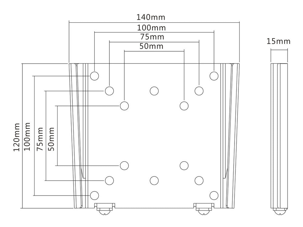 Multibrackets 2988 tv-fäste 81,3 cm (32