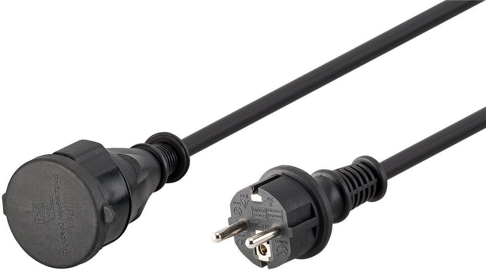 Goobay 71472 strömkablar Svart 5 m CEE7/4