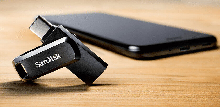 SanDisk Ultra Dual Drive Go USB-sticka 32 GB USB Type-A / USB Type-C 3.2 Gen 1 (3.1 Gen 1) Svart