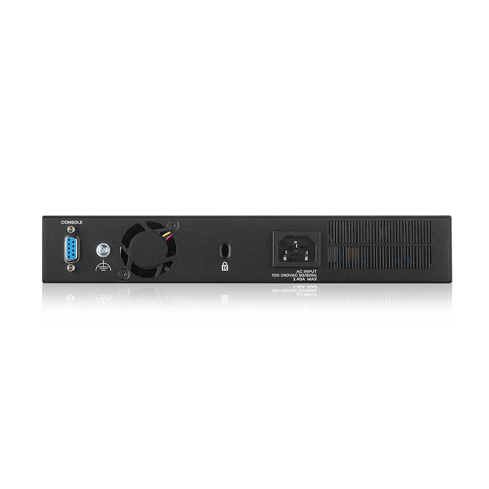 Zyxel GS2220-10HP-EU0101F nätverksswitchar hanterad L2 Gigabit Ethernet (10/100/1000) Strömförsörjning via Ethernet (PoE) stöd Svart