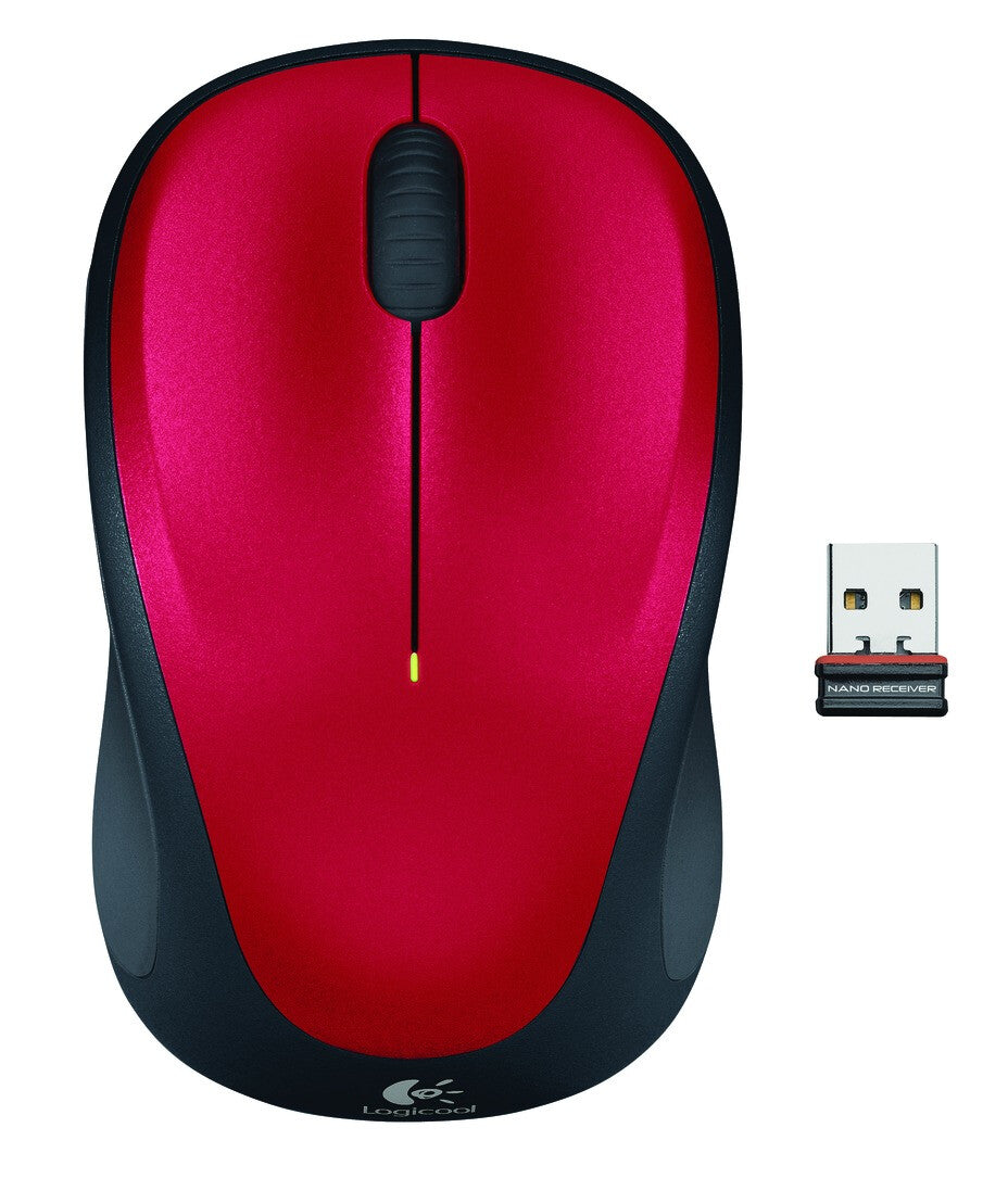 Logitech M235 Optisk Trådløs Rød
