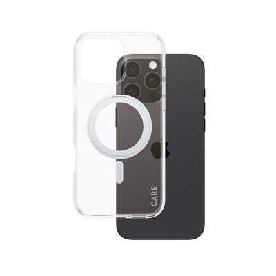 PanzerGlass CARE by PG SLV Kick/MagS iPhone16P 6.9 mobiltelefonfodral Omslag Transparent